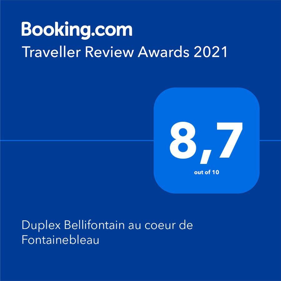 Duplex Bellifontain Au Coeur De Fontainebleau Apartman Kültér fotó
